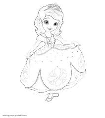 There is a lot of printable disney princesses colouring sheets for girls. Coloring Pages Sofia The First Coloring Pages Printable Com