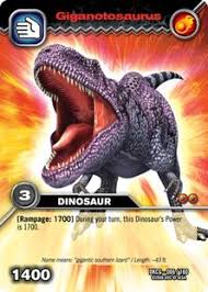 Anime cards carnivore dinosaur elements herbivore. Game Card Giganotosaurus Dinosaur King Tcg Series 1 Base Set Col Dki S1bs En006