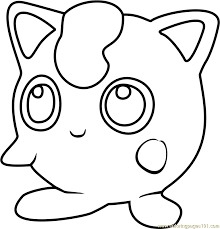 Jigglypuff Coloring Pages Coloring Home