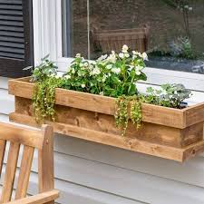 Sharing Some Tips On How I Made These Cedar Window Boxes Ontheblog Today I May Have Come A Little Cedar Window Boxes Diy Window Box Planter Window Boxes Diy