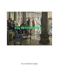 Don't strain at gnats and swallow camels. Pdf Hebraic Analysis For Matthew 23 13 36 Michael Koplitz Academia Edu