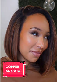 Transform your Look with a Stunning Copper Bob Wig