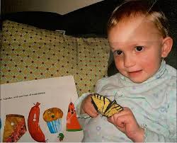 Touching a caterpillar for the first time in my life