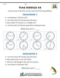 2 Worksheets Number Riddles Time Worksheet Time Riddles Harder In 2020 Telling Time Worksheets Time Worksheets Math Worksheets