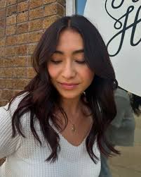 Obsessed with this ❤️🍒🥤 🪩the color change in the light vs shadow 🪩glaze  + haircut 🪩 saturdays 11-7 🪩 DM me or click the link to reserve your  appointment #DenverHairstylist #denverhair #denverblonde #