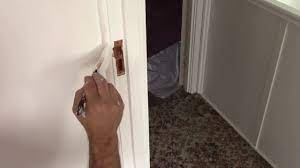 Make sure the door frame is free of dust, grime and paint debris before you apply any paint or primer. Painting Door Frame How To Paint Door Frame Youtube