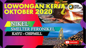 Order panduan soal cpns 2021 pp/endorse silahkan kontak melalui link dibawah ini #lowongankerja #lowongan instan.link/lowongan. Lowongan Kerja Industri Nikel Kayu Terbaru Oktober 2020 Youtube