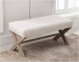 Amazon Com Fabric Upholstered Entryway Bench Seat 36 Inch Bedroom Bench Seat With X Shaped Wood Legs For Living Room Foyer Or Hallway By Dining Room Bench Seating Hallway Storage Bench Dining Room