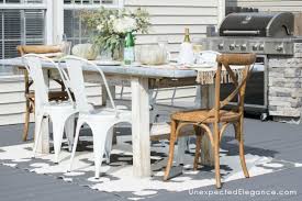 Zinc top dining table presents a big profit to shoppers, together with its traditional look: Diy Zinc Outdoor Table Unexpected Elegance