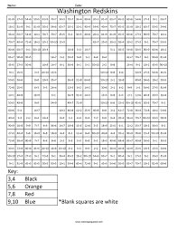 Enjoy free coloring pages for valentine's day to color, paint or crafty educational projects for toddlers, preschool, kindergarten and the young at heart. Washington Redskins Advanced Division Coloring Squared