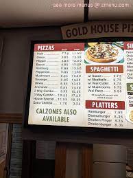 Restaurant menu information as well as online details about breakfast, lunch, and dinner for restaurants across the u.s. Online Menu Of Gold House Of Pizza Restaurant Restaurant Berlin New Hampshire 03570 Zmenu