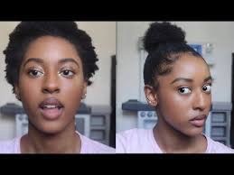 High Puff Tutorial On Short Natural 4c Hair Youtube 4c Natural Hairstyles Short Natural Hair Styles Easy Short Natural Hair Styles