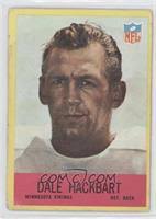 Dale Hackbart Football Cards