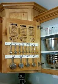 This Listing Is For My Mason Jar Themed Measurement Conversion Equivalent Chart And Utensil La Cupboards Organization Kitchen Cupboard Organization Diy Kitchen