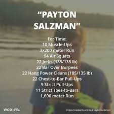 Payton Salzman Workout Crossfit Wod Wodwell Wod Crossfit Wod Workout Wod