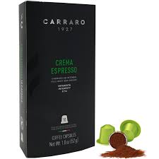 A pod espresso machine that features a simple interface and is compatible with versatile nescafe pods. Carraro Crema Espresso Coffee Capsule Vinbarista Com