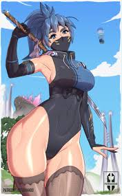 fortnite, fortnite: battle royale, hope (fortnite), blue hair, shadow blade  hope - Rule 34 World