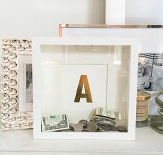 Monogrammed Bank At Ikea Diy Shadow Box Piggy Bank Diy Diy Bank