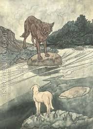 The Wolf And The Lamb Aesop Fables Fables De La Fontaine Fable Lafontaine