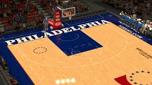 Meek mill walked out of prison after pennsylvania's highest court ordered him freed while he 0:22 hours after release from prison, rapper meek mill rings ceremonial bell before philadelphia 76ers game. Nba 2k17 Philadelphia 76ers Court 2017 2018 By Stetep1616 Shuajota Your Site For Nba 2k Mods
