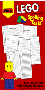 Provides practice at all the major topics for grade 5 with emphasis on addition and subtraction of fractions and decimals. Free Lego Spelling Test Printables And Blank Worksheets
