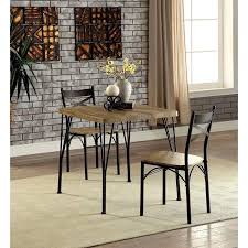Slingsbury Industrial 3 Piece Dining Table Set Walmart Com Small Dining Sets Dining Table Setting Dining Room Sets