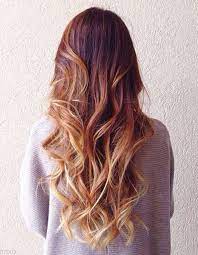 Balayage ombre blonde à des. Les Plus Beaux Balayages Cuivres Elle Cheveux Blonds Fonces Coloration Cheveux Cheveux Teints