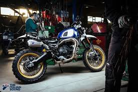 Ducati Scrambler Desert Sled By Unit Garage Rocketgarage Cafe Racer Magazine Desert Sled Ducati Scrambler Ducati