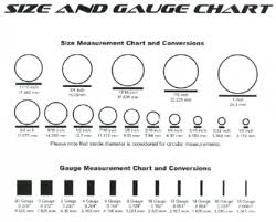 14 High Quality Gauge Piercing Size Chart