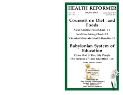 Pdf Counsels On Diet And Foods Babylonian System Of