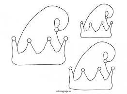 Image Result For Elves Face Clipart Black And White Elf Hat Template Elf Crafts Elf Hat Craft