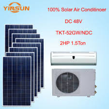 18000btu 48v dc solar air conditioner