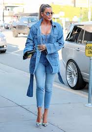 @khloekardashian that skate outfit and those green nails have you looking like cat woman!! Khloe Kardashian Blue Jeans Online