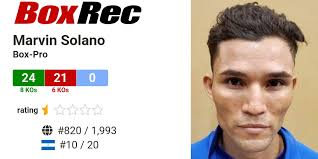 BoxRec: Marvin Solano