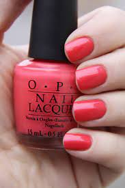 I've been rather obsessed with lobster lately. I Eat Mainly Lobster I Saw This Color At The Salon Today And Loved It Perfect Or Summer Opi Nail Colors Manicure Nail Polish