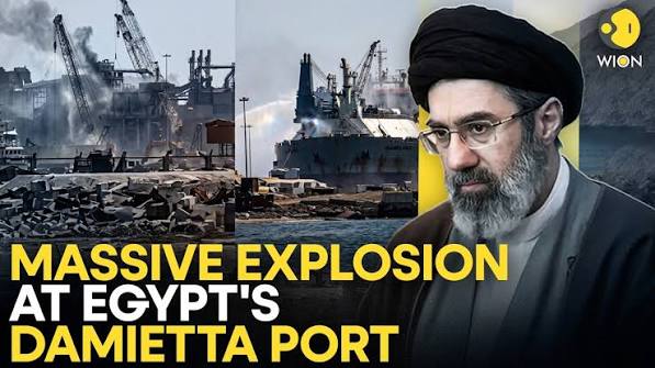 US-Iran War: Massive Explosion At Egypt's Damietta Port After Drone Hits US  Tanker |Originals