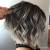 Streaked Blonde Highlights Short Hair