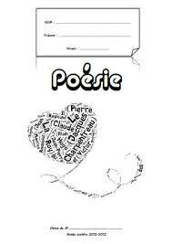 Page De Garde Cahier De Poesie Pages De Garde Cahiers Page De Garde Ce1 Page De Garde Doc
