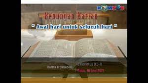 Pada saatnya, ia akan turun tangan untuk memberikan jalan. Rihpp Cbe5ogtm