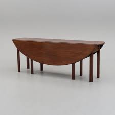 Butler glenview olive ash burl pembroke table, olive ash burl by butler specialty company. Large Vintage Drop Leaf Mahogany Dining Table From Nordiska Kompaniet For Sale At Pamono