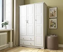 Maybe you would like to learn more about one of these? Amazon Com 100 Solid Wood Grand Wardrobe Armoire Closet By Palace Imports White 46 W X 72 H X 21 D 4 Small Shelves 1 Clothing Rod 2 Drawers 1 Lock Included Additional Large Shelves