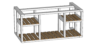 outdoor kitchen island build plans