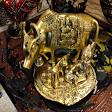Beautiful Cow and calf size 6 inch metal
