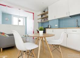 Studio De 23m2 Entierement Repense Sandrine Carre Cote Maison Cuisine Sombre Meuble Cuisine Eclairer