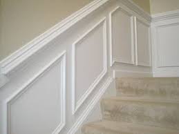 Chair rail molding can be functional, protecting walls from chair damage, or it can provide a natural border between if you are installing the railing to protect the walls from the backs of chairs, this is. Tips For Installing Chair Rail Wainscoting Wainscoting Stairs Wainscoting Panels Installing Wainscoting
