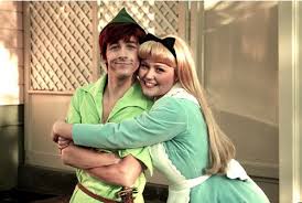 Love Disney Disneyland Peter Pan Wendy Weddings Spieling Peter Andrew Ducote Carebear Wendy Hali Ducot Celebrity Kids Cutest Couple Ever Disney Face Characters