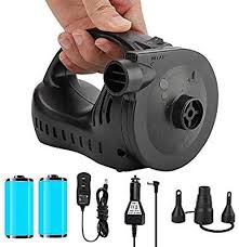 Olarhike Portable Quick Fill Electric Air Mattress Pump For Pool Floats Rechargeable Inflator Deflator With 110v Ac 12v Pool Floats Portable Air Pump Pumps