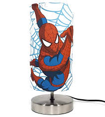 The featured superhero body base makes this lamp. Spiderman Lamp Night Light Marvel Avengers Lampshade Bedside Bedroom Table Desk Lamps Boys Kids Children S Superhero Comic Bedroom Accessories Gifts Thwip Web Buy Online In Samoa At Samoa Desertcart Com Productid 93868106