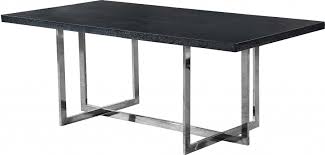Heavy duty dining table solid wood tabletop rustic kitchen dining furniture. Black Wood Top Gold Geometric Base Dining Table