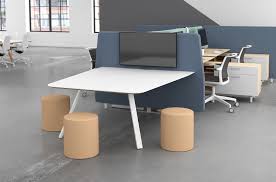 Freestanding Tonic Simple Media Tables Combine Clean Modern Design With Powerful Contemporary Office Furniture Office Furniture Modern Office Furniture Design